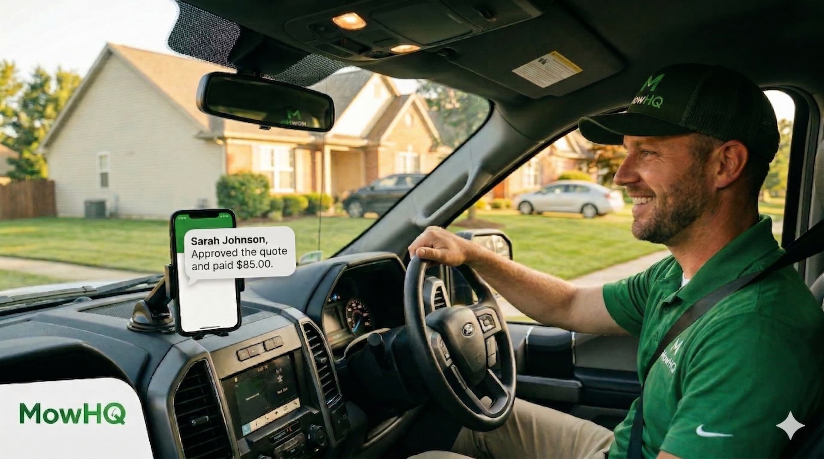 You get notified — quote approved and paid