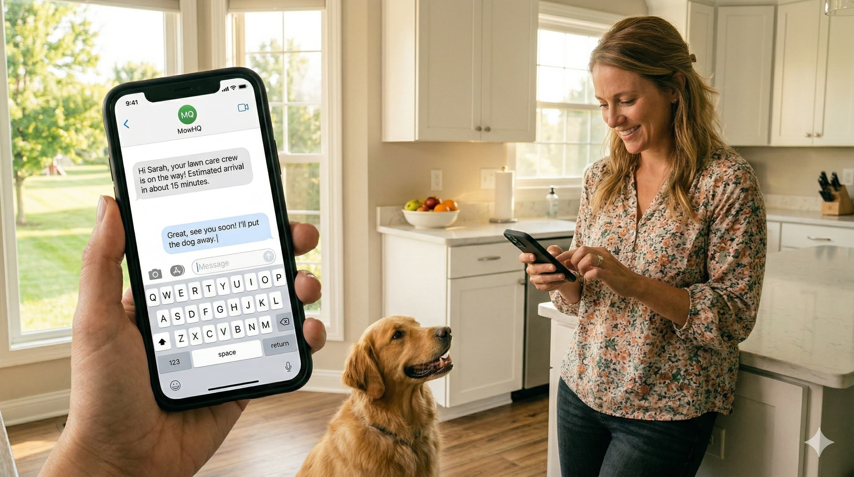 They reply — real two-way conversation