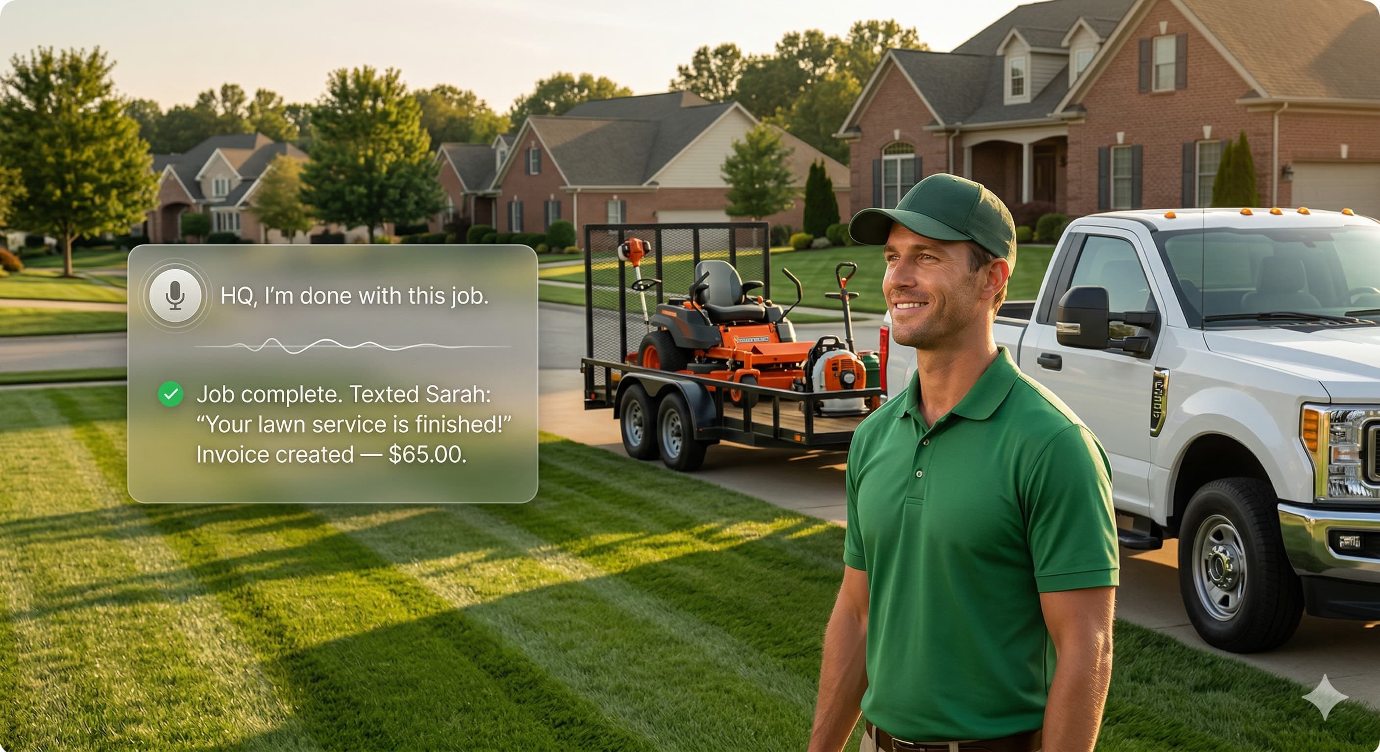 Mark a job done and HQ invoices automatically